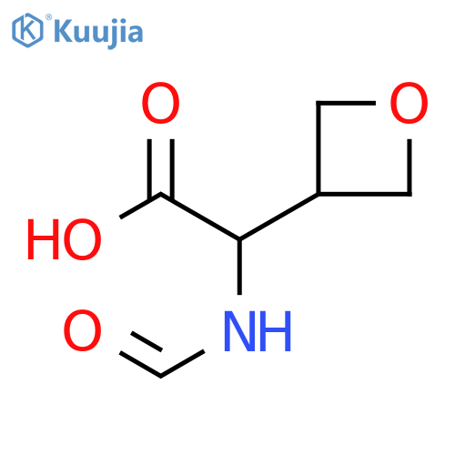2-formamido-2-(oxetan-3-yl)acetic acid structure