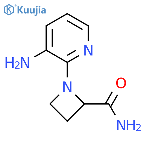 1-(3-aminopyridin-2-yl)azetidine-2-carboxamide structure