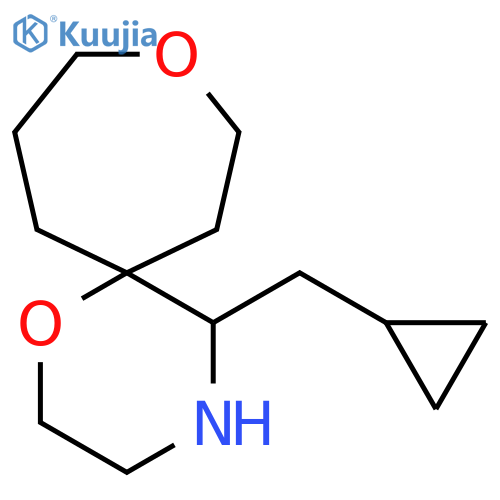 5-(cyclopropylmethyl)-1,9-dioxa-4-azaspiro5.6dodecane structure