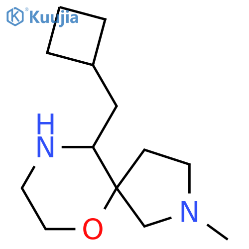 10-(cyclobutylmethyl)-2-methyl-6-oxa-2,9-diazaspiro4.5decane structure