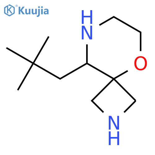 9-(2,2-dimethylpropyl)-5-oxa-2,8-diazaspiro3.5nonane structure