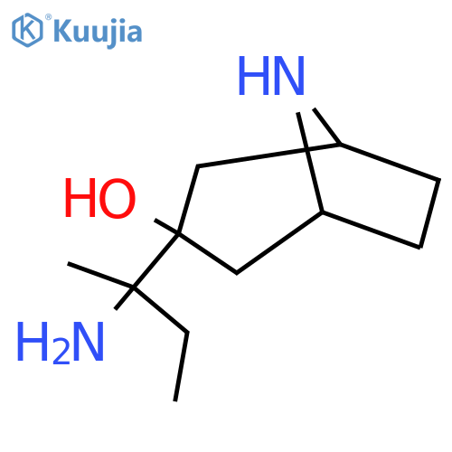 3-(2-aminobutan-2-yl)-8-azabicyclo3.2.1octan-3-ol structure