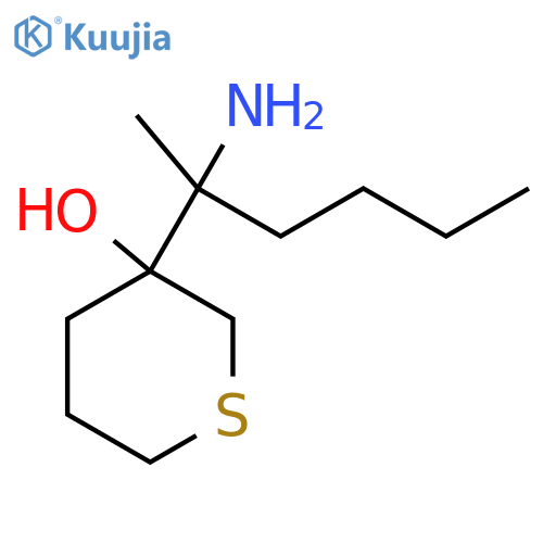 3-(2-Aminohexan-2-yl)thian-3-ol structure