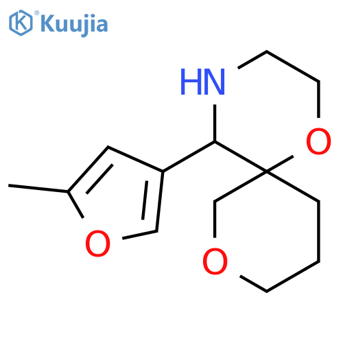 5-(5-methylfuran-3-yl)-1,8-dioxa-4-azaspiro5.5undecane structure