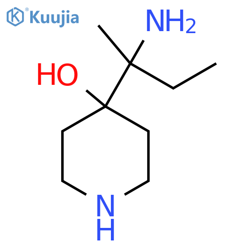 4-(2-aminobutan-2-yl)piperidin-4-ol structure