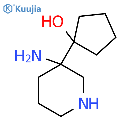 1-(3-aminopiperidin-3-yl)cyclopentan-1-ol structure