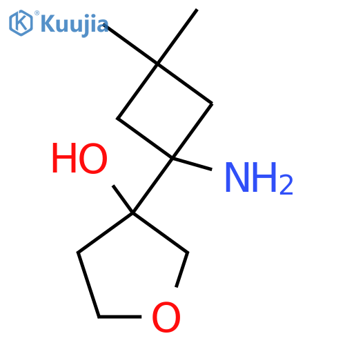 3-(1-amino-3,3-dimethylcyclobutyl)oxolan-3-ol structure