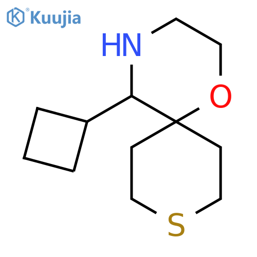 5-cyclobutyl-1-oxa-9-thia-4-azaspiro5.5undecane structure
