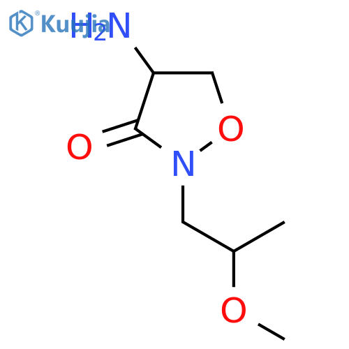 4-amino-2-(2-methoxypropyl)-1,2-oxazolidin-3-one structure