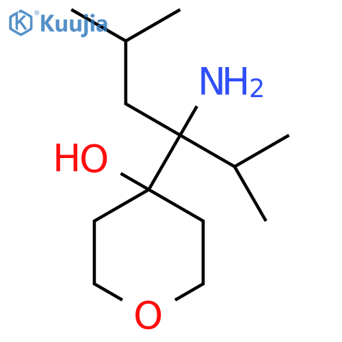 4-(3-amino-2,5-dimethylhexan-3-yl)oxan-4-ol structure
