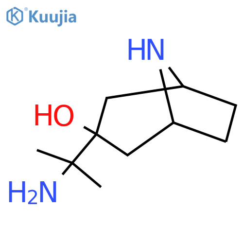 3-(2-aminopropan-2-yl)-8-azabicyclo3.2.1octan-3-ol structure