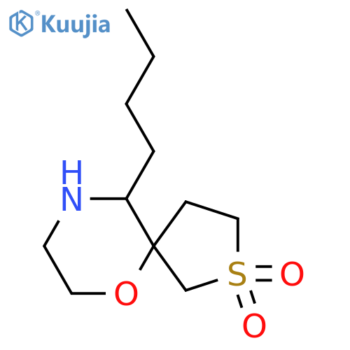 10-butyl-6-oxa-2lambda6-thia-9-azaspiro4.5decane-2,2-dione structure