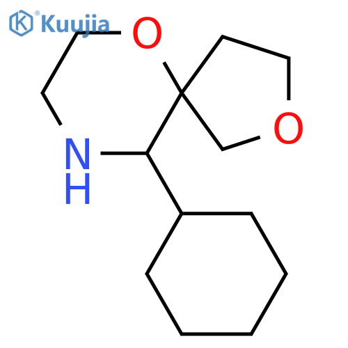 10-cyclohexyl-2,6-dioxa-9-azaspiro4.5decane structure