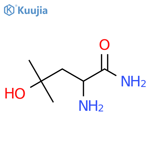 2-amino-4-hydroxy-4-methylpentanamide structure