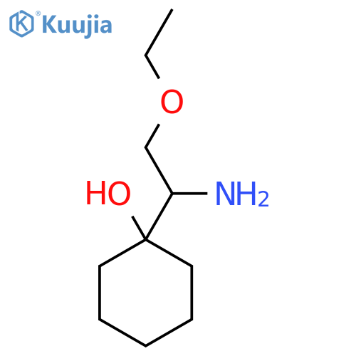 1-(1-Amino-2-ethoxyethyl)cyclohexan-1-ol structure