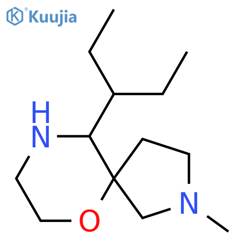 2-methyl-10-(pentan-3-yl)-6-oxa-2,9-diazaspiro4.5decane structure