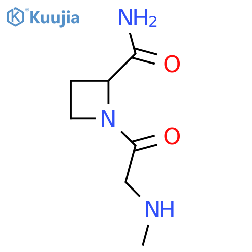 1-2-(methylamino)acetylazetidine-2-carboxamide structure