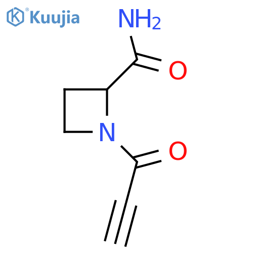 1-(prop-2-ynoyl)azetidine-2-carboxamide structure