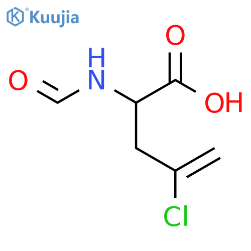 4-chloro-2-formamidopent-4-enoic acid structure