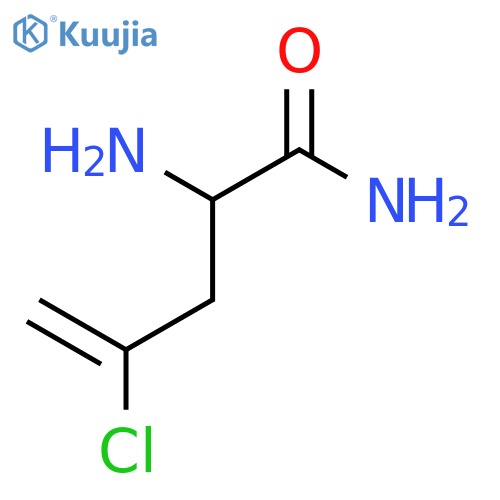 2-amino-4-chloropent-4-enamide structure