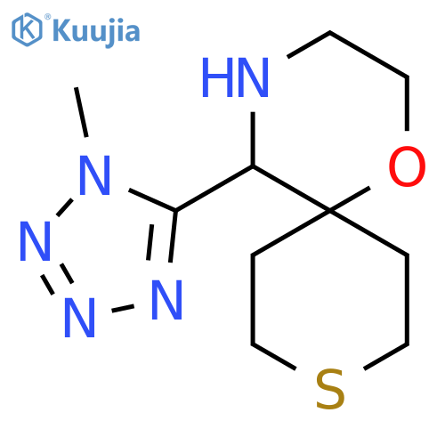 5-(1-methyl-1H-1,2,3,4-tetrazol-5-yl)-1-oxa-9-thia-4-azaspiro5.5undecane structure