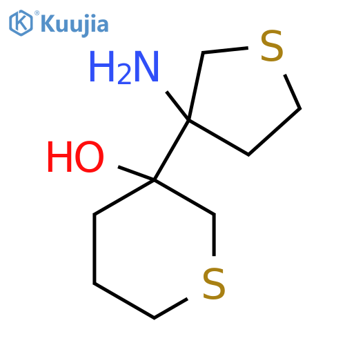 3-(3-aminothiolan-3-yl)thian-3-ol structure