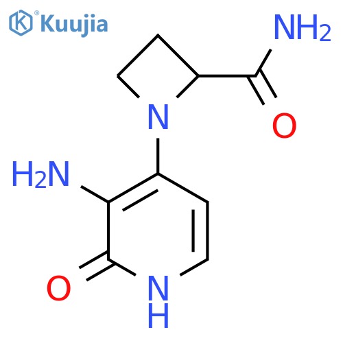 1-(3-amino-2-oxo-1,2-dihydropyridin-4-yl)azetidine-2-carboxamide structure