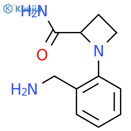 1-2-(aminomethyl)phenylazetidine-2-carboxamide structure