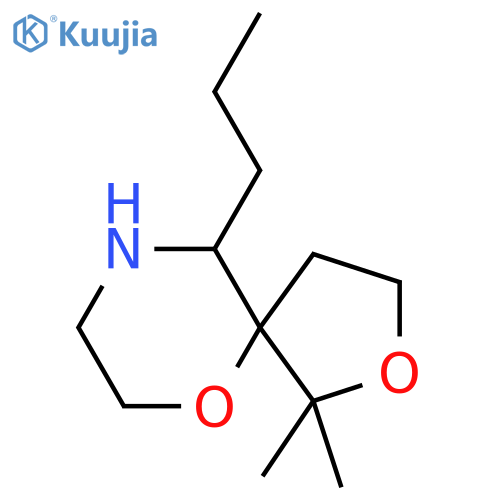 1,1-dimethyl-10-propyl-2,6-dioxa-9-azaspiro4.5decane structure