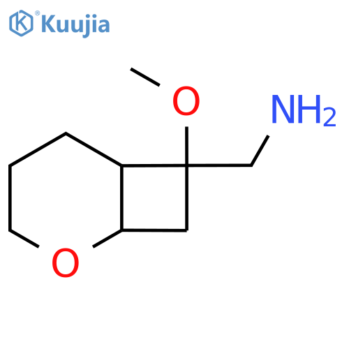 {7-methoxy-2-oxabicyclo4.2.0octan-7-yl}methanamine structure