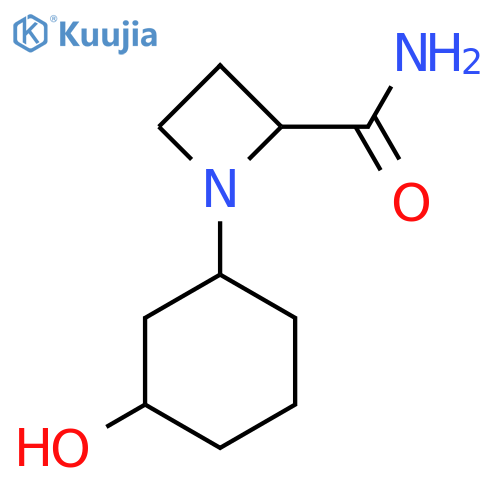 1-(3-hydroxycyclohexyl)azetidine-2-carboxamide structure
