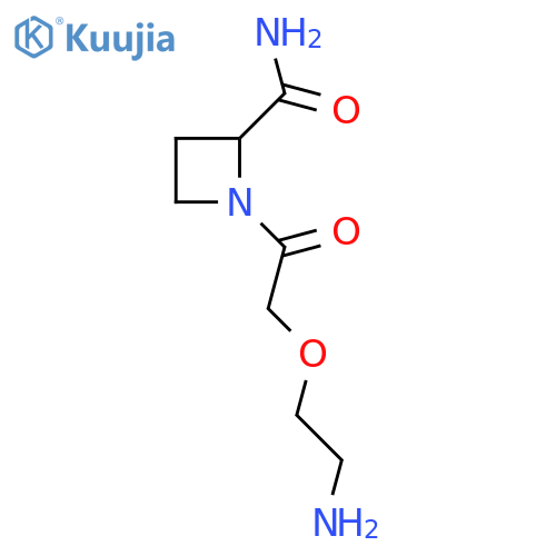 1-2-(2-aminoethoxy)acetylazetidine-2-carboxamide structure