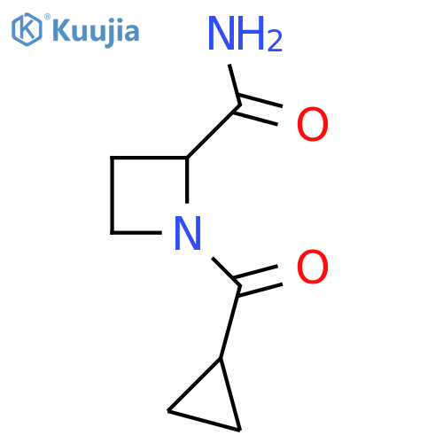 1-cyclopropanecarbonylazetidine-2-carboxamide structure