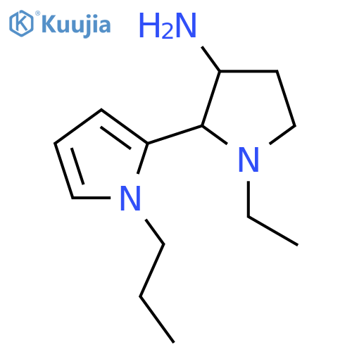 1-ethyl-2-(1-propyl-1H-pyrrol-2-yl)pyrrolidin-3-amine structure
