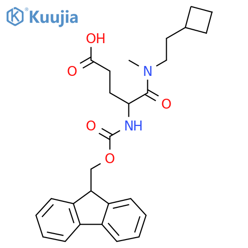 4-(2-cyclobutylethyl)(methyl)carbamoyl-4-({(9H-fluoren-9-yl)methoxycarbonyl}amino)butanoic acid structure