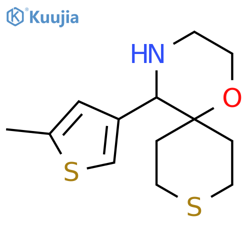 5-(5-methylthiophen-3-yl)-1-oxa-9-thia-4-azaspiro5.5undecane structure