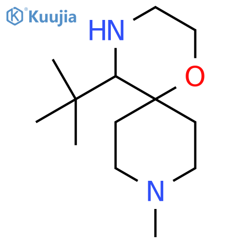5-tert-butyl-9-methyl-1-oxa-4,9-diazaspiro5.5undecane structure
