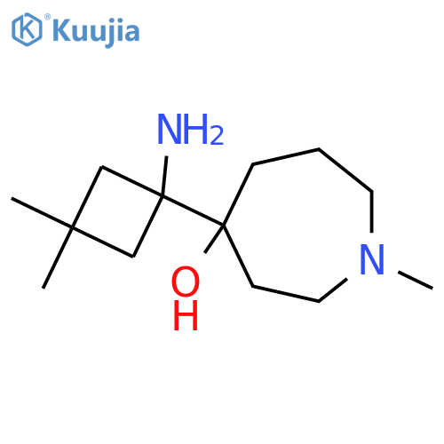 4-(1-amino-3,3-dimethylcyclobutyl)-1-methylazepan-4-ol structure