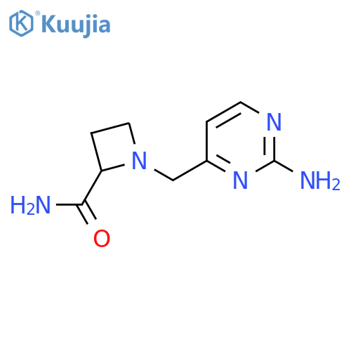 1-(2-aminopyrimidin-4-yl)methylazetidine-2-carboxamide structure