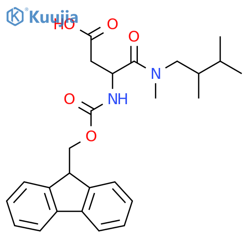 3-(2,3-dimethylbutyl)(methyl)carbamoyl-3-({(9H-fluoren-9-yl)methoxycarbonyl}amino)propanoic acid structure
