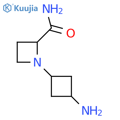 1-(3-aminocyclobutyl)azetidine-2-carboxamide structure