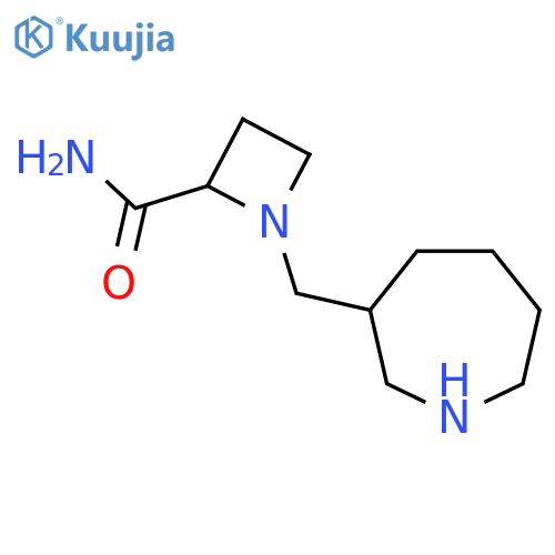 1-(azepan-3-yl)methylazetidine-2-carboxamide structure