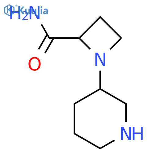 1-(piperidin-3-yl)azetidine-2-carboxamide structure