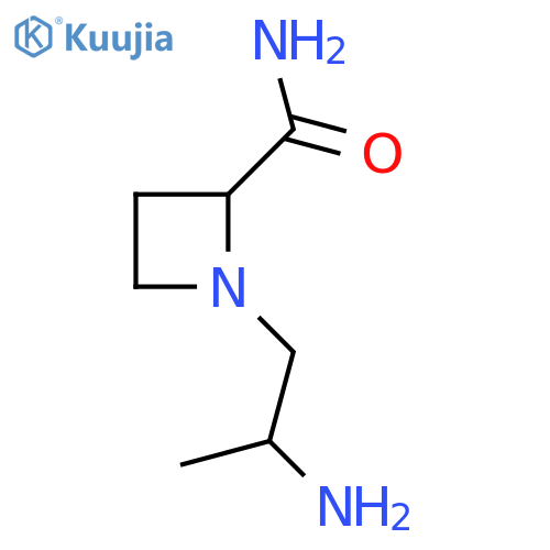 1-(2-aminopropyl)azetidine-2-carboxamide structure