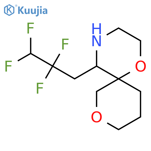 5-(2,2,3,3-tetrafluoropropyl)-1,8-dioxa-4-azaspiro5.5undecane structure