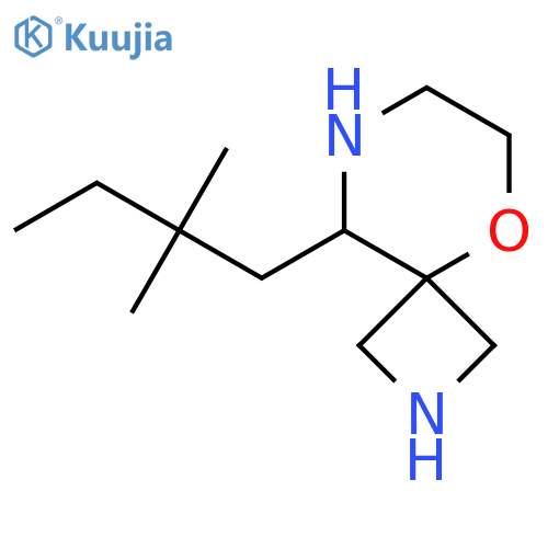 9-(2,2-dimethylbutyl)-5-oxa-2,8-diazaspiro3.5nonane structure