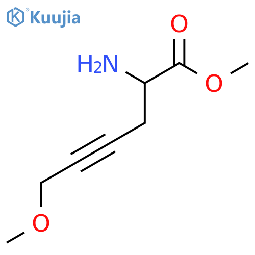 methyl 2-amino-6-methoxyhex-4-ynoate structure