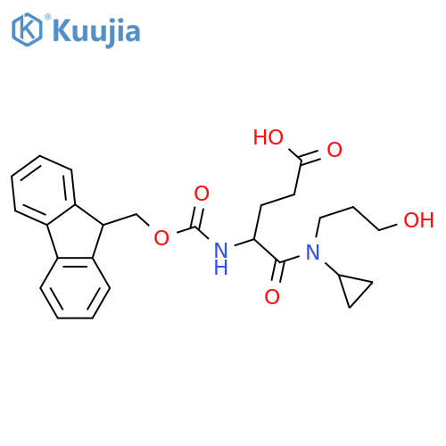 4-cyclopropyl(3-hydroxypropyl)carbamoyl-4-({(9H-fluoren-9-yl)methoxycarbonyl}amino)butanoic acid structure