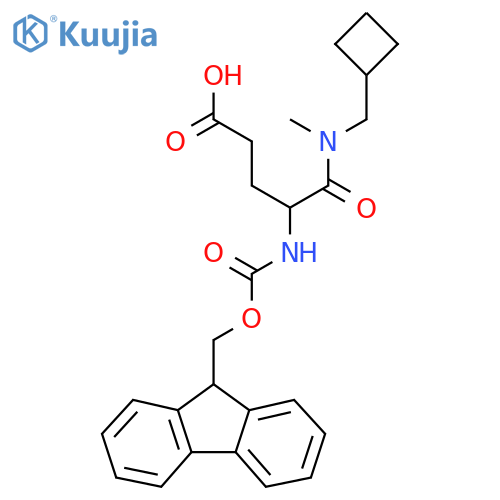 4-(cyclobutylmethyl)(methyl)carbamoyl-4-({(9H-fluoren-9-yl)methoxycarbonyl}amino)butanoic acid structure