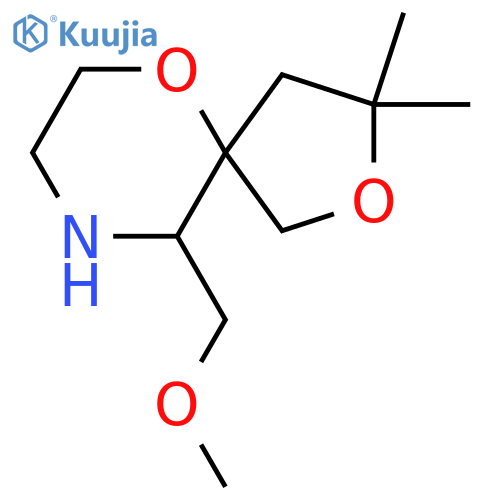 10-(methoxymethyl)-3,3-dimethyl-2,6-dioxa-9-azaspiro4.5decane structure